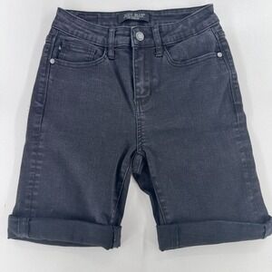 Judy Blue Los Angeles Shorts‎ WOMENS Black Cotton Denim JB150064 SIZE SMALL